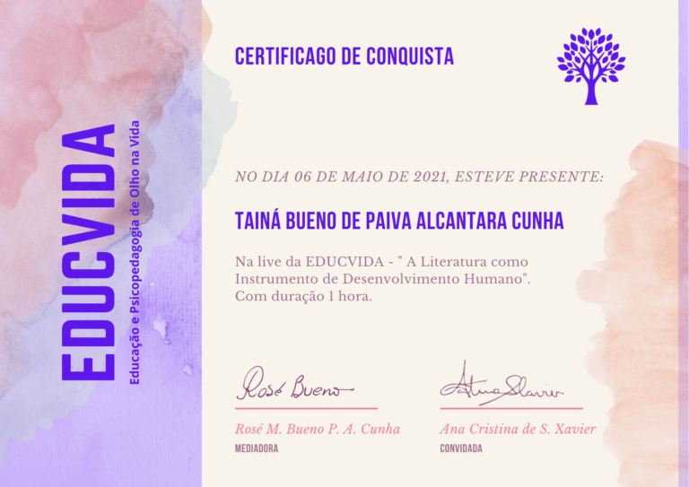 Certificado Literatura