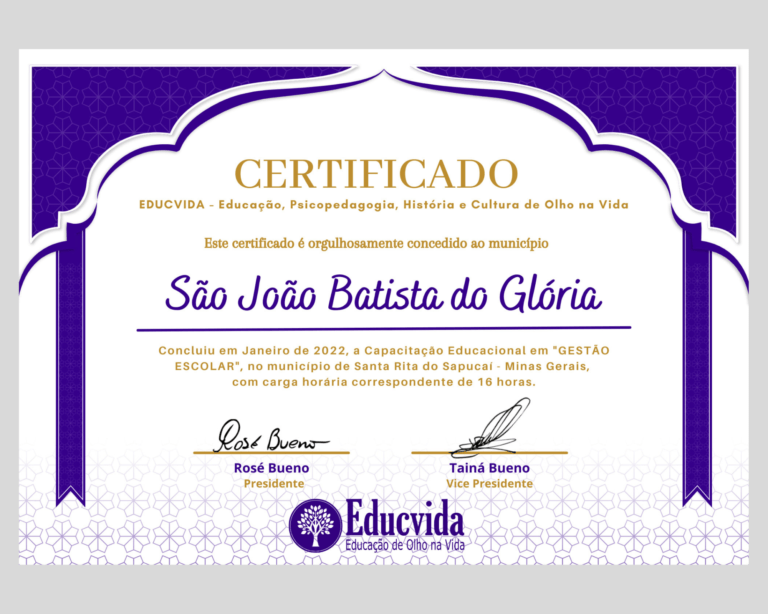 Consultoria Educacional São João Batista do Glória - MG